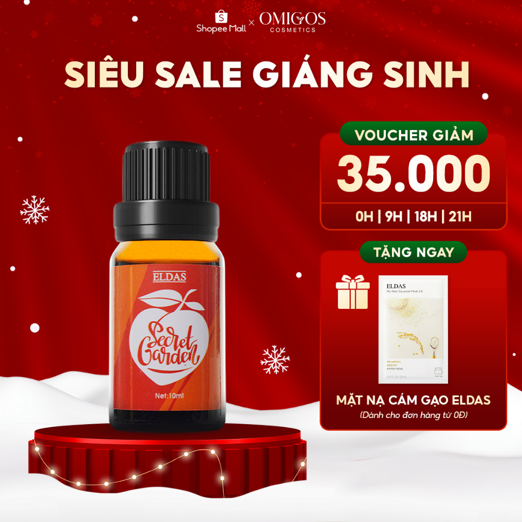 Nước Hoa Vùng Kín ELDAS CAO CẤP chính hãng, Mùi Thơm Quyến Rũ, Độ Lưu Hương Lâu 10ml/chai