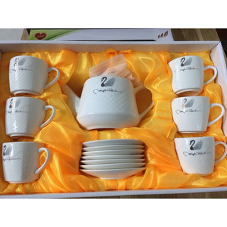 bộ ấm chén pha trà hàn quốc men sứ cao cấp