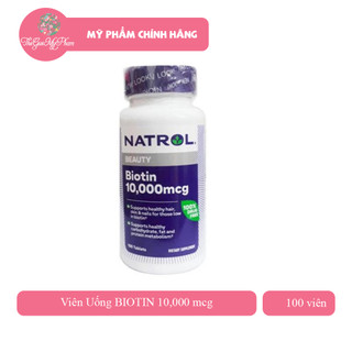 Viên Uống Mọc Tóc Natrol Biotin 100 viên