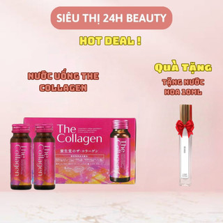 Lốc 10 chai Collagen Shiseido Nhật Bản 50ml/chai nước uống trắng da giảm nhăn + tặng nước hoa