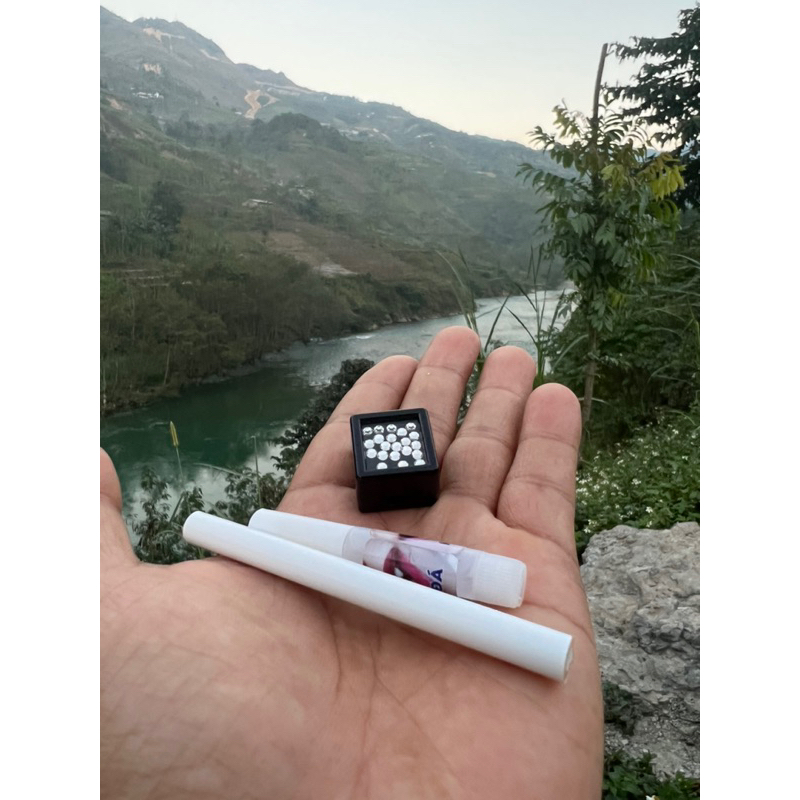 Hộp 20Viên Đá Đính Răng tặng kèm keo dán và bút