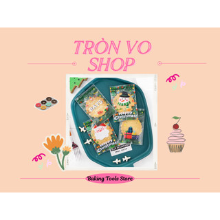 Túi hàn p.e - ông già noel xanh -the best- size 7*10cm