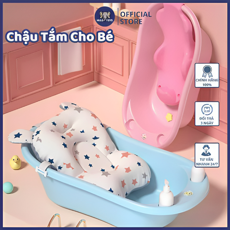 Chậu Tắm Cho Bé Đa Năng Cỡ Lớn Hulo Toys