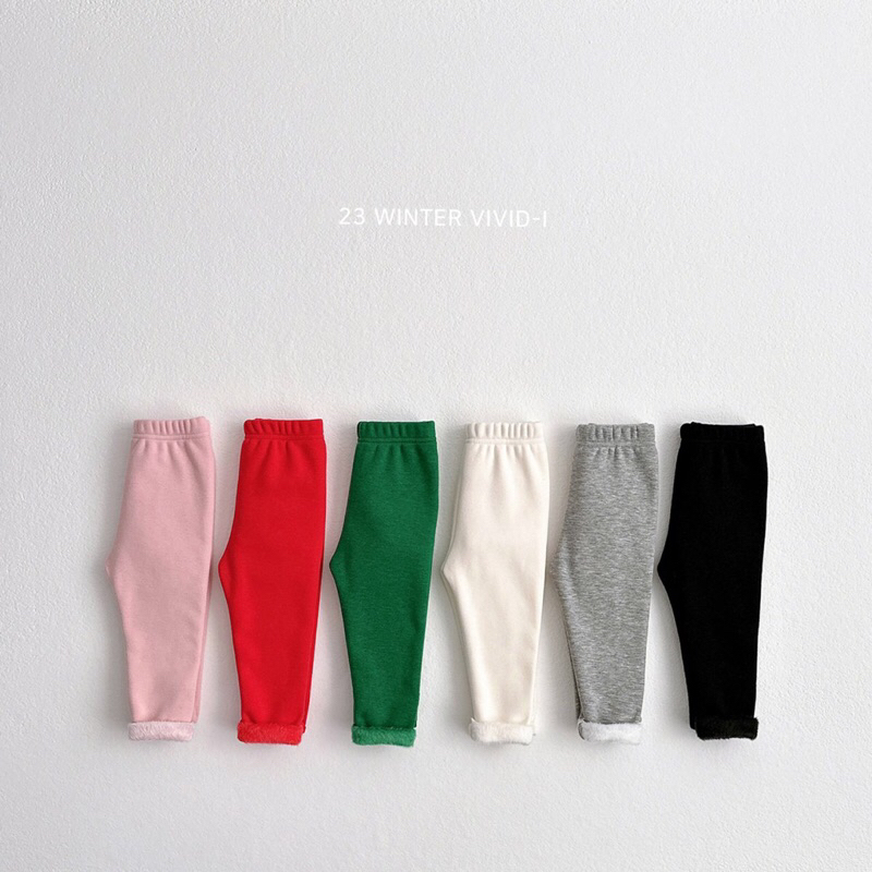 Quần legging nỉ made in korea cho bé