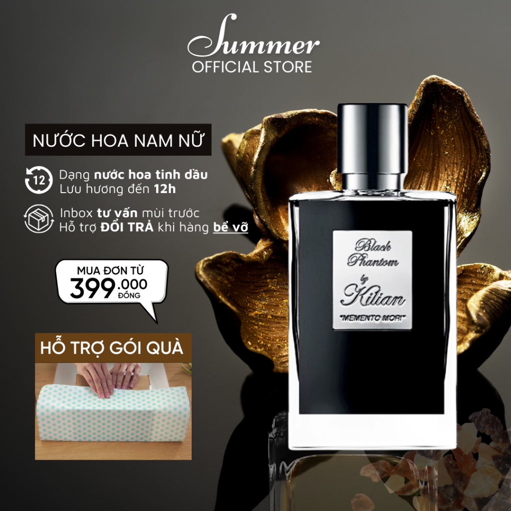 Nước Hoa Unisex Kilian Black Phantom Memento Mori EDP 50ml - Storenuochoa