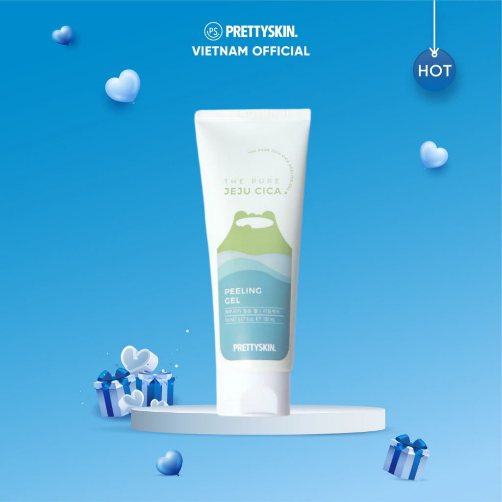 Tẩy da chết rau má Prettyskin 150ml