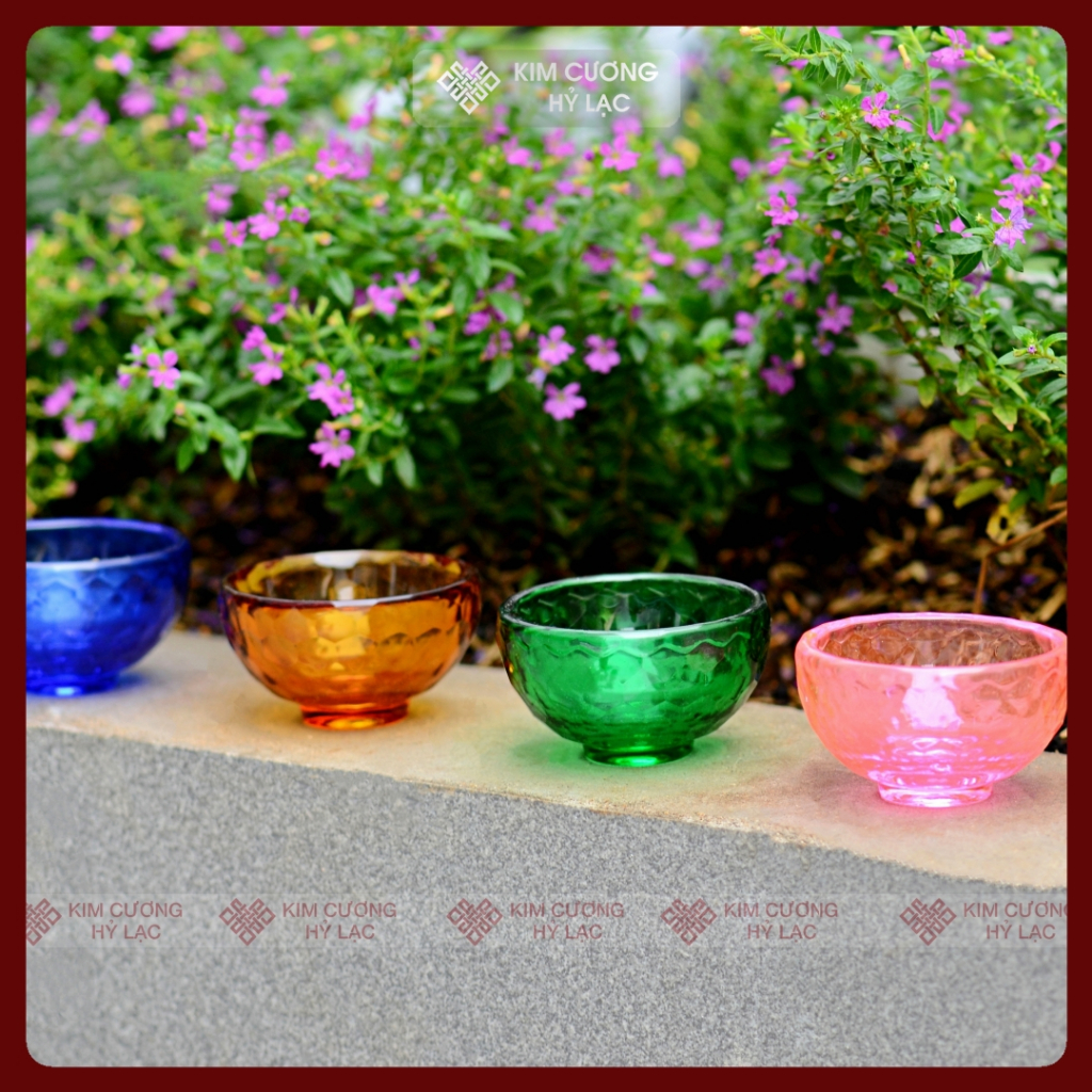 Chén Nước Cúng Dường, Bát Cúng Nước  Nhỏ Gọn 6x3,2 Cm