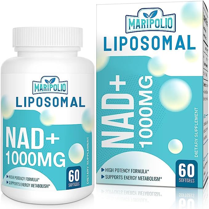 Maripolio Liposomal NAD+ 1000mg - Viên uống chống lão hóa, sửa chữa tế bào, tăng cường sức khỏe 60v
