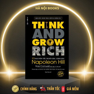 Sách - 13 nguyên tắc nghĩ giàu làm giàu - think and grow rich - thái hà books