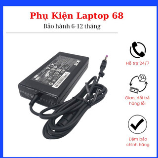 Sạc laptop acer 19v 7.1a 135w chân tím dùng cho acer aspire nitro v15, acer vx vx5 vx15, acer nitro 5 an515 new 100%
