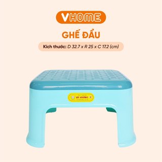 Ghế đẩu nhựa, ghế nhựa thấp, ghế nhà tắm - nhựa vĩ hưng