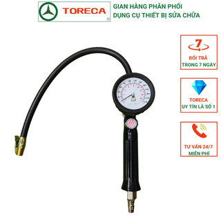 Đồng hồ bơm lốp ô tô, cân hơi áp suất bánh xe TORECA