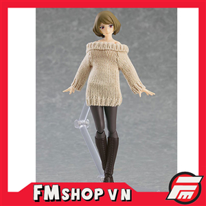 (CÓ SẴN - JPV) MÔ HÌNH NHÂN VẬT ANIME FIGMA 574 FEMALE BODY (CHIAKI) SWEATER DRESS