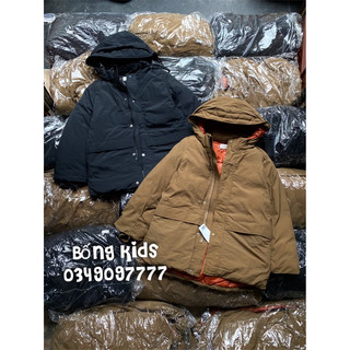 Áo parka phao bé trai chần bông basic ham