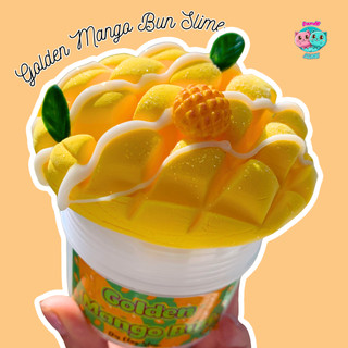 DIY Kit Slime Tự Trang Trí "Bánh Xoài Tan Chảy"- Chất nhờn ma quái thơm,dẻo,mịn tay và an toàn, hàng Việt Nam Handmade
