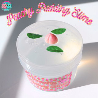 Pudding Slime/Slime Trái Đào Trong Suốt Như Nước - Chất nhờn ma quái thơm,dẻo,mịn tay và an toàn, hàng Việt Nam Handmade