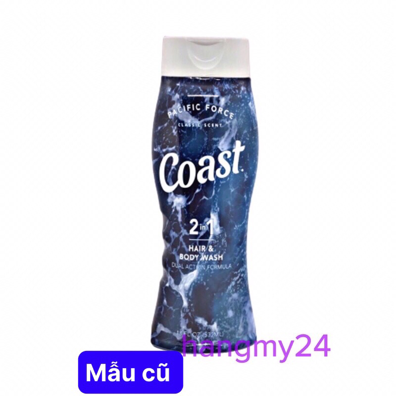 DẦU GỘI TẮM 2 IN 1 COAST CLASSIC