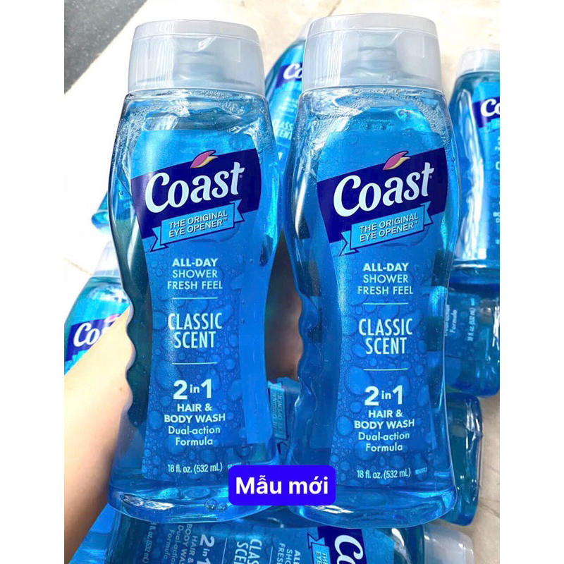 DẦU GỘI TẮM 2 IN 1 COAST CLASSIC