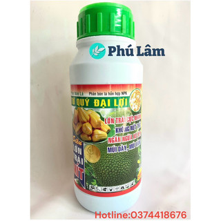 Siêu lớn trái mít, chống nứt trái, ngừa xơ đen, dày múi, vàng múi mít chai 500ml