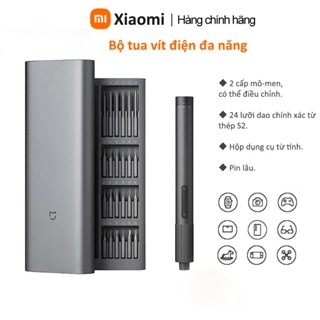 Bộ tua vít Xiaomi Mijia | 24 cái mũi khoan chính xác hợp kim S2 | Thân làm bằng hợp kim nhôm tua vít điện đa năng