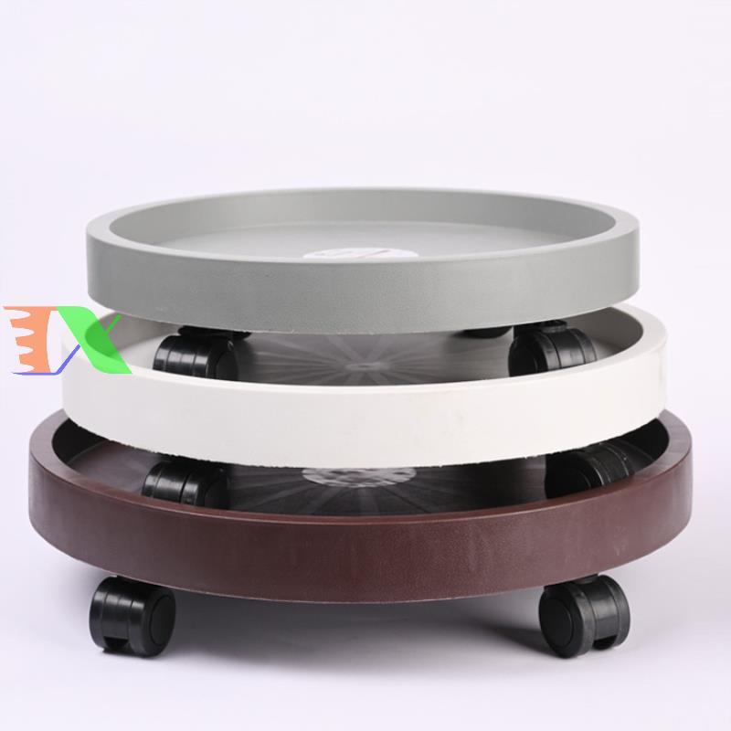 Giá để chậu hoa bằng nhựa DHB01, Kệ để chậu cây cảnh 4 bánh, Đế chậu cây có bánh xe lăn ( Không chọn màu )