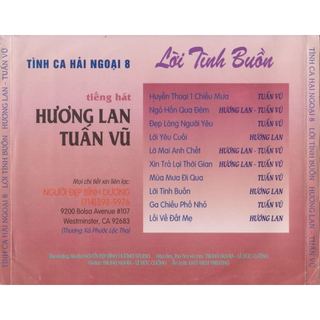 8 Đĩa Cd nhạc Tuấn Vũ 3 (phôi đĩa nhật)