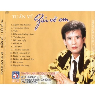 8 Đĩa Cd nhạc Tuấn Vũ 3 (phôi đĩa nhật)