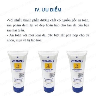 SỮA RỬA MẶT GẠO , BƠ , VITAMIN E THÁI LAN