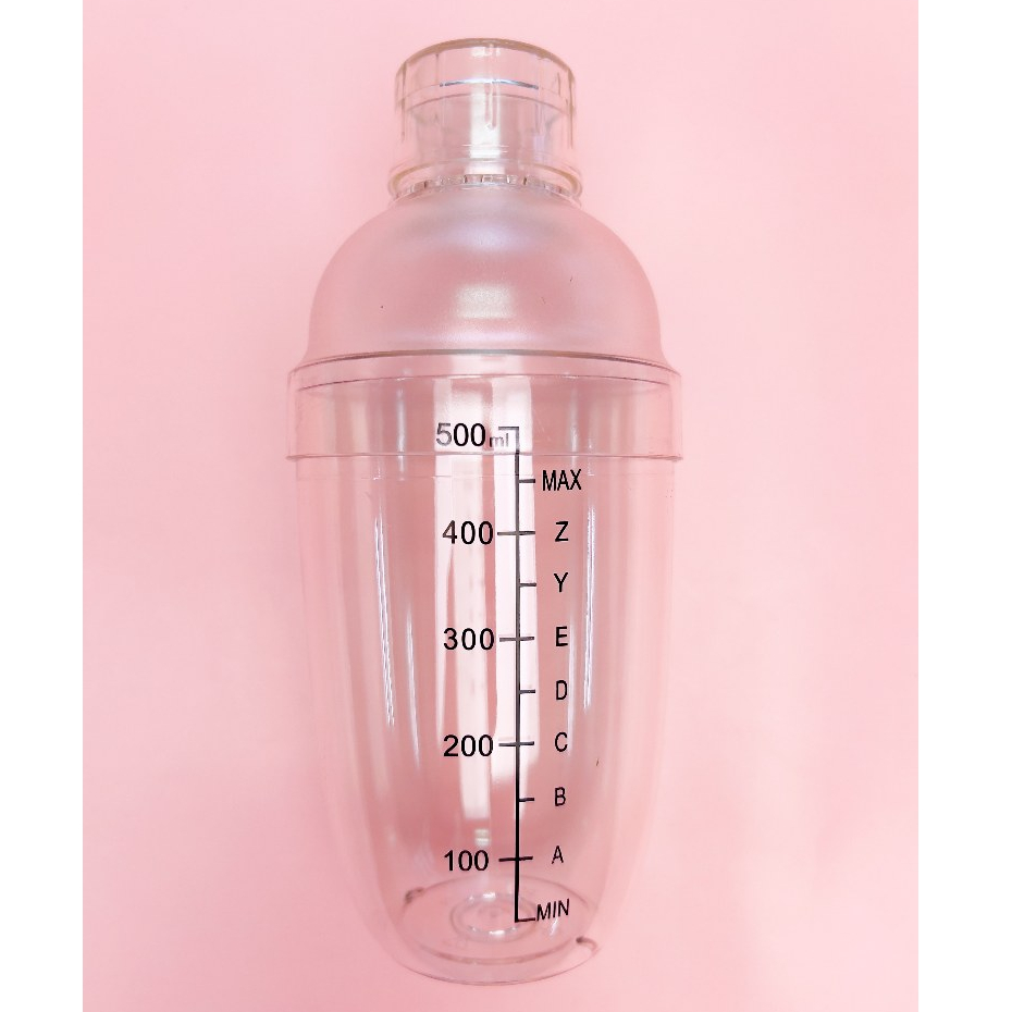 Bình lắc pha chế shaker có kẻ vạch định lượng 500ml Bếp Của Mẹ Onici