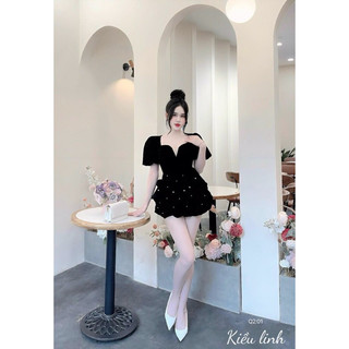 Đầm nhung nữ