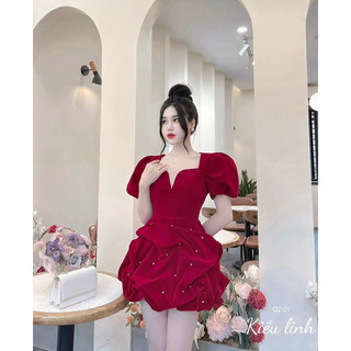 Đầm nhung nữ