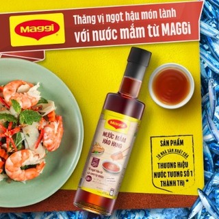 Nước mắm maggi hảo hạng chai thủy tinh 490ml- ns231