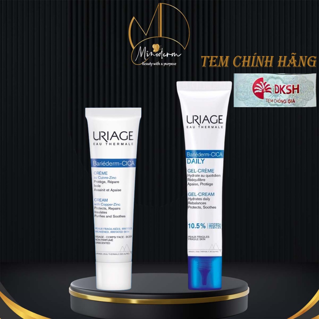 Kem dưỡng Uriage Bariederm Cica-Creme phục hồi cho da kích ứng 40ml