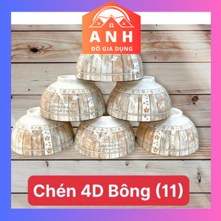 Bộ 10chén sứ 4d cao cấp kiểu dáng đẹp và sang trọn