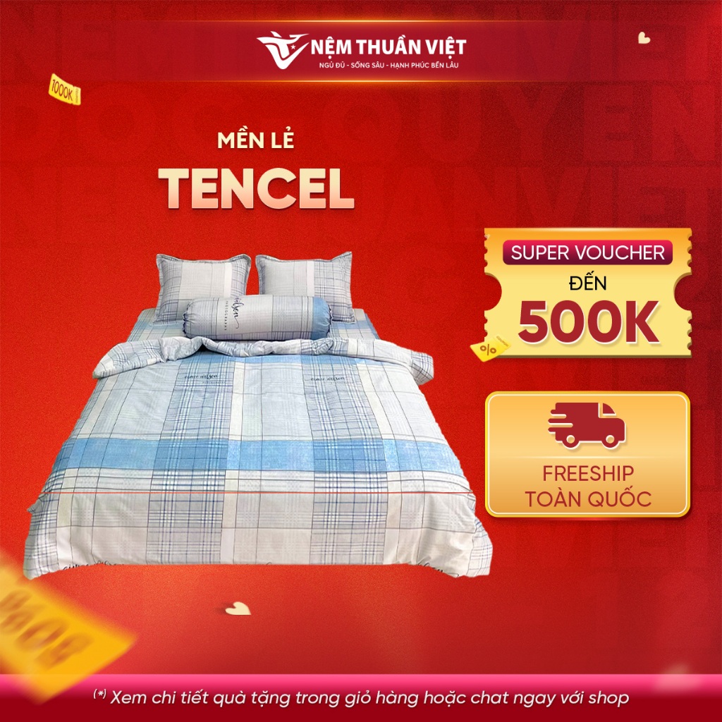 Mền Tencel Thuần Việt Cao Cấp - Xám Nhạt TVM05 - Kích Thước 180x200