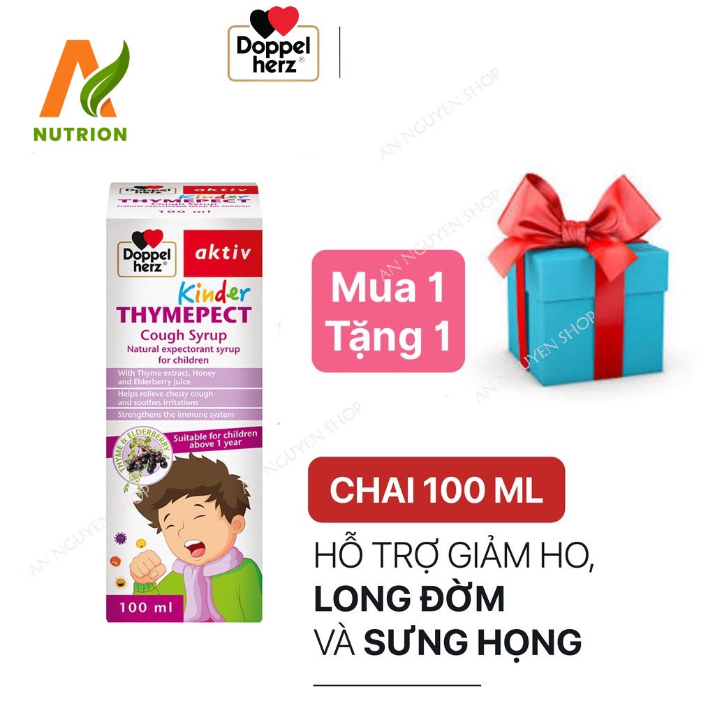Siro Ho cho bé Doppelherz Aktiv Kinder Thymepect Cough Syrup (Chai 100ml)