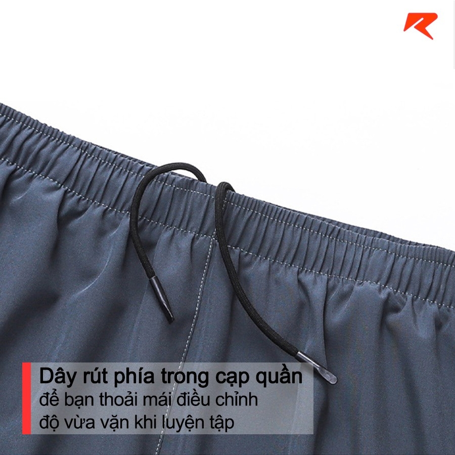 Quần chạy bộ nam 2 lớp RUNMANIC QCB01 thoáng khí nhanh khô nhiều màu