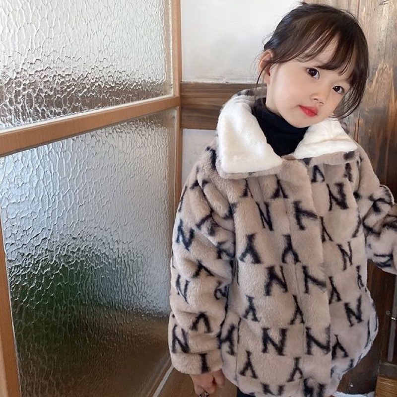 Áo khoác lông kéo khoá cho bé yêu, áo lông trần bông siêu ấm mềm mịn hàng quảng châu xịn Size 8-40 KG