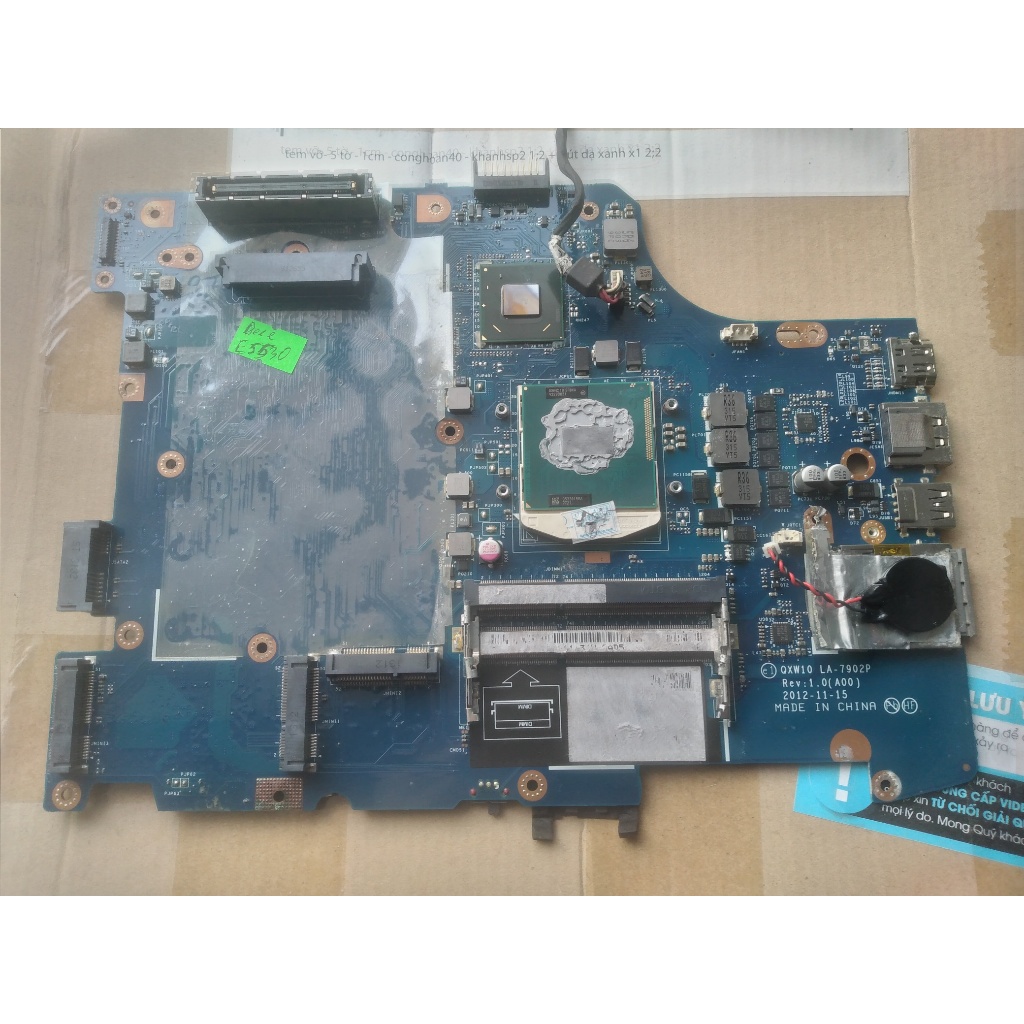 Linh kiện laptop DELL E5530 , quạt tản nhiệt nút nguồn cáp màn hình wecam wifi bo usb nắp cd....DELL