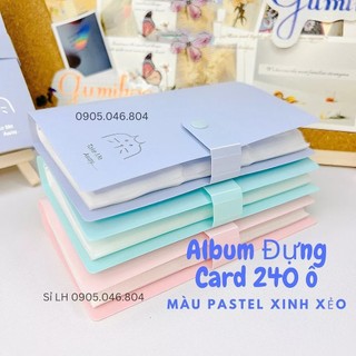 ✨[Enn]✨Album ảnh mini 3inch 240 ô trong suốt polaroid sưu tầm phong cách hiện đại