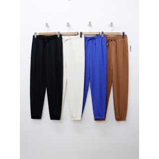 C3977 - Quần jogger lưng thun cột nơ trơn