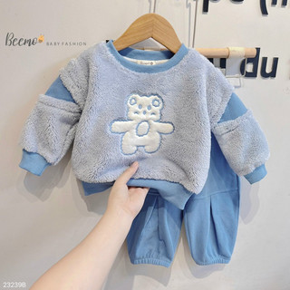 Bộ nỉ gấu bông cho bé trai