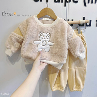 Bộ nỉ gấu bông cho bé trai