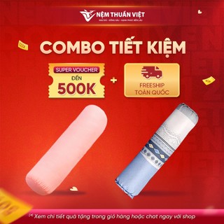 Gối ôm và vỏ gối ôm tencel - bộ đôi combo siêu tiết kiệm