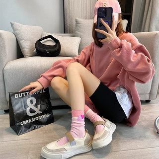 Set 2 đôi vớ cổ trung viền 2 lớp nhấn cổ