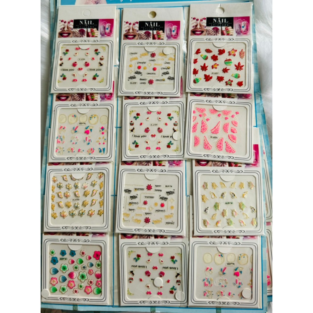 [TP THỦ ĐỨC] SET 2 TẤM DÁN MÓNG TAY CHO BÉ GÁI