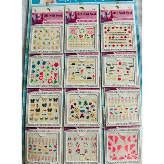 [TP THỦ ĐỨC] SET 2 TẤM DÁN MÓNG TAY CHO BÉ GÁI