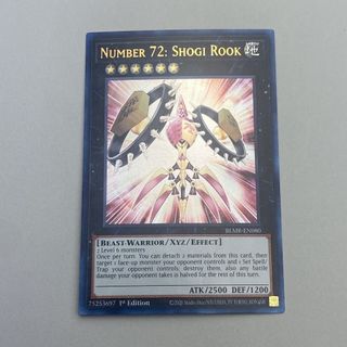 [ Dưa Hấu Yugioh ] Lá bài thẻ bài Number 72 Shogi Rook - Ultra Rare - Tặng bọc bài nhựa bảo quản