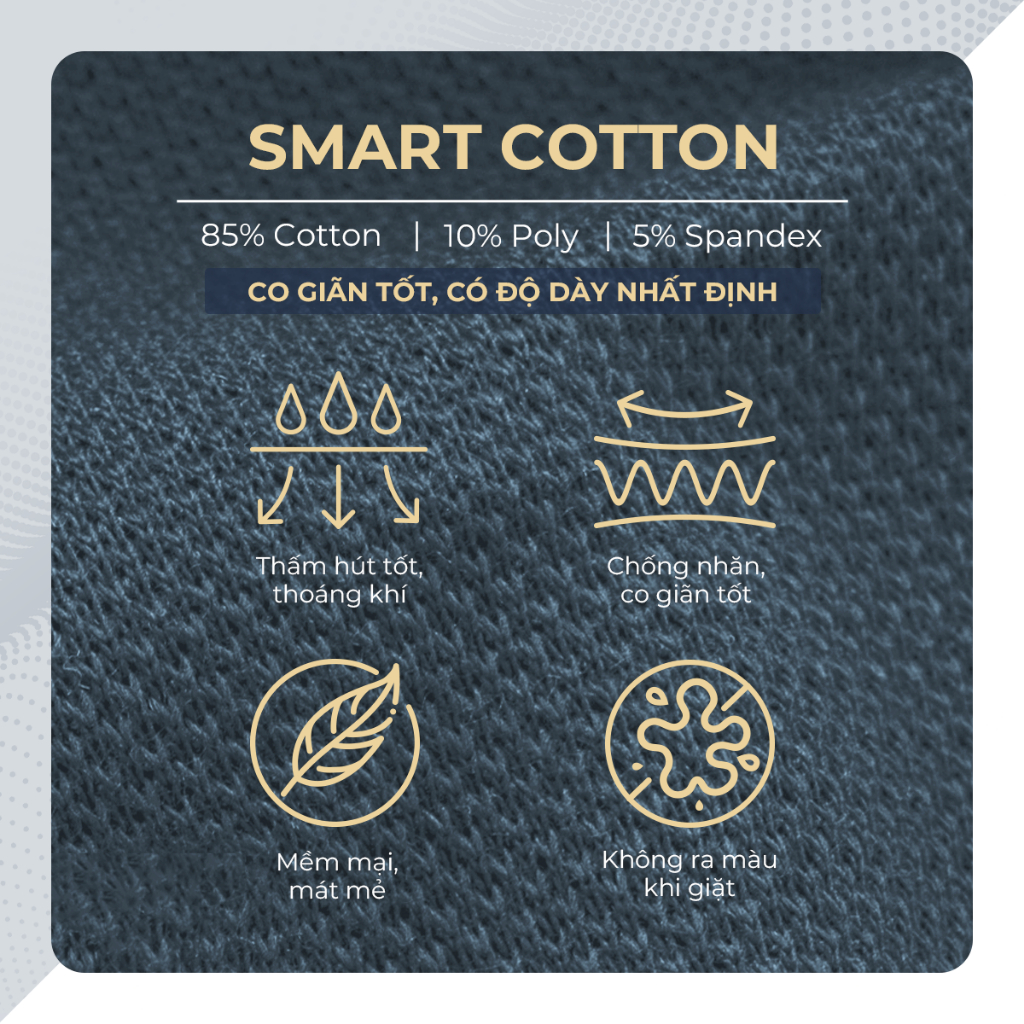 Áo polo nam VARRO vải cá sấu cotton interlock xuất xịn, nam tính, thanh lịch, sang trọng - POLOMANOR