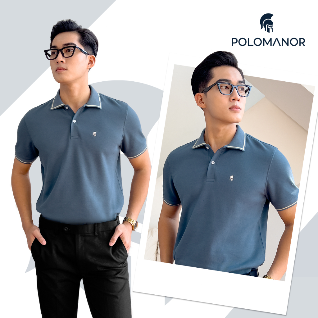 Áo polo nam VARRO vải cá sấu cotton interlock xuất xịn, nam tính, thanh lịch, sang trọng - POLOMANOR